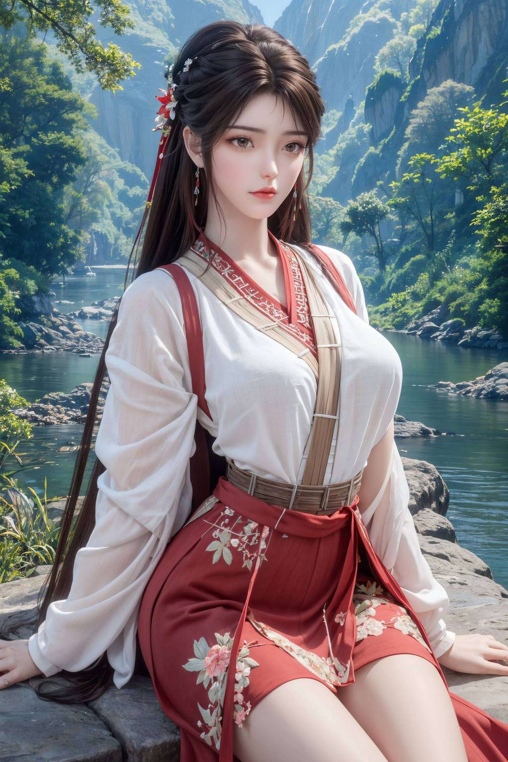 成为了无数粉丝心中的美丽壁纸这位国漫女神