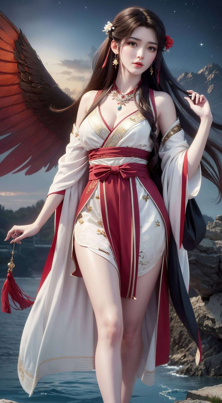 让人忍不住为之倾倒她是国漫中的女神