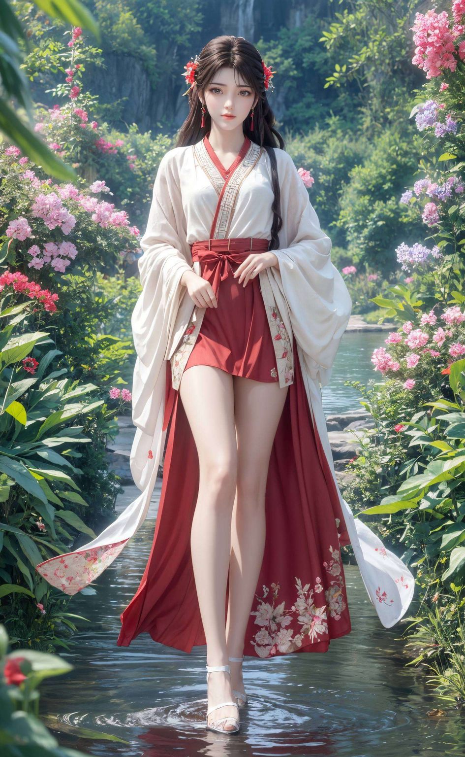 都像是一朵绽放的火花火灵儿的美态被赋予了生命