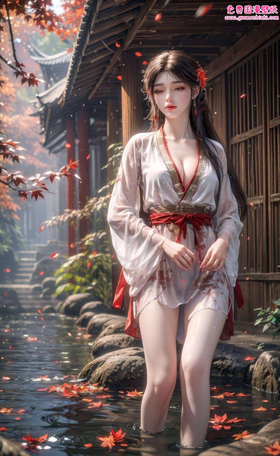 在这绚烂的动漫壁纸集中火灵儿以其独特的魅力