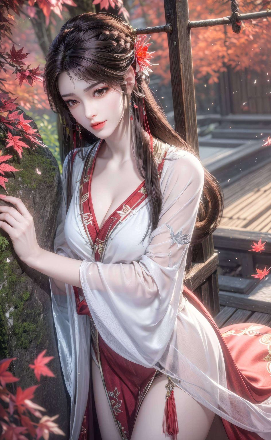 还变成了超炫酷的AI图片精细角色壁纸不仅美得让人心动