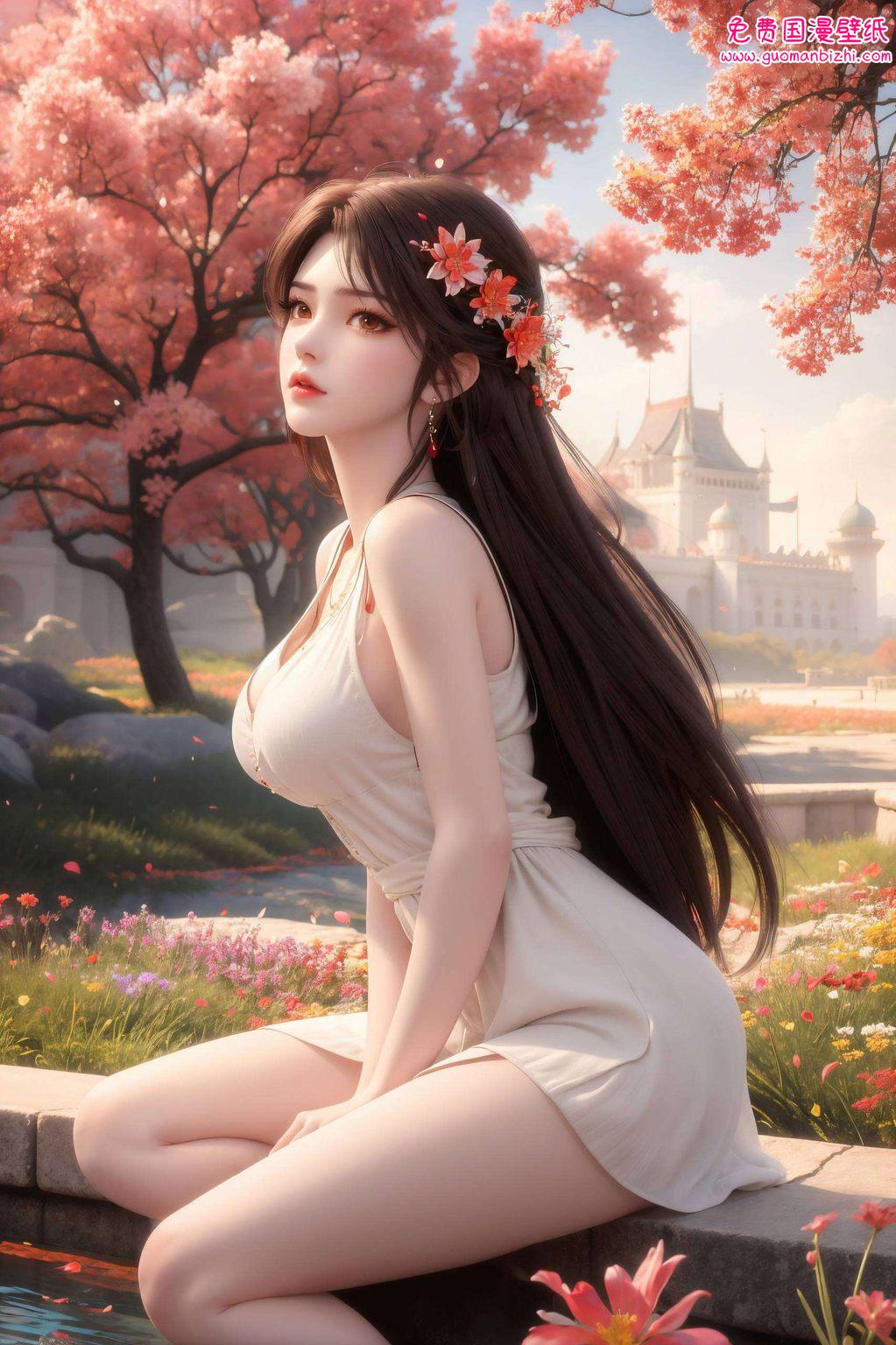 更是我们手机壁纸上的灵动佳人都像是在讲述一个不为人知的秘密