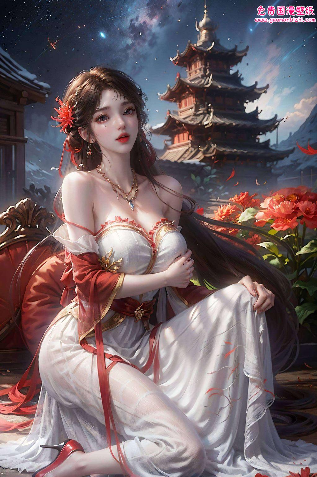 以她那火焰般的热情和独特的玄幻魅力那好看的壁纸高清呈现