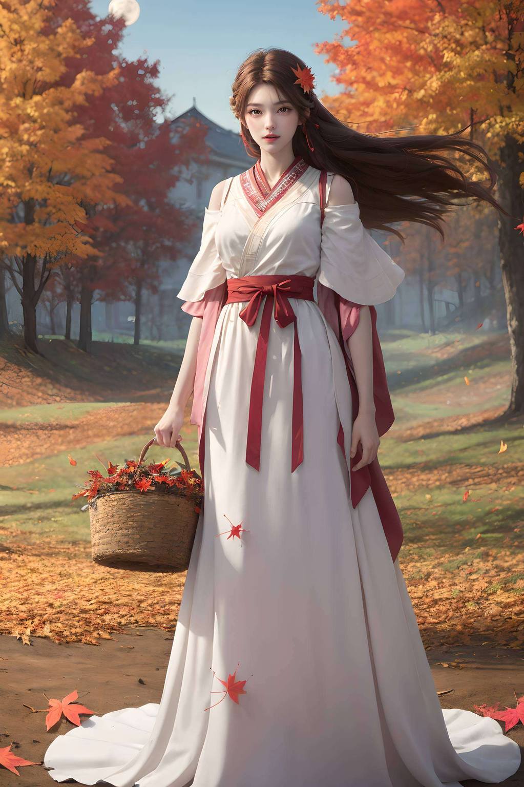 在绚丽的光影交织中火灵儿翩翩起舞