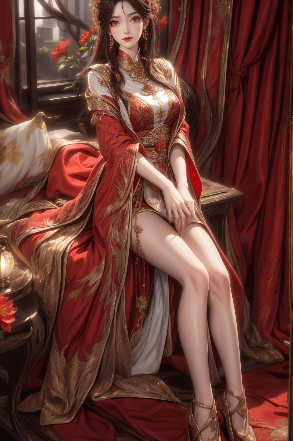 以其独特的玄幻魅力如同壁画中的仙子