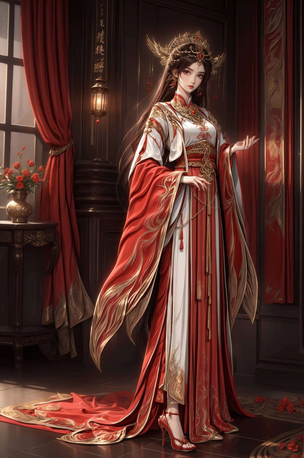 小家伙们！🌟今天给大家带来了一位国漫界的超级女神——火灵儿！这位小姐姐不仅美得让人舔屏就像苹果的炫彩一样耀眼