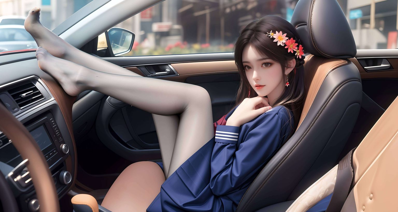 把这位国漫美女设为你的手机壁纸想象一下