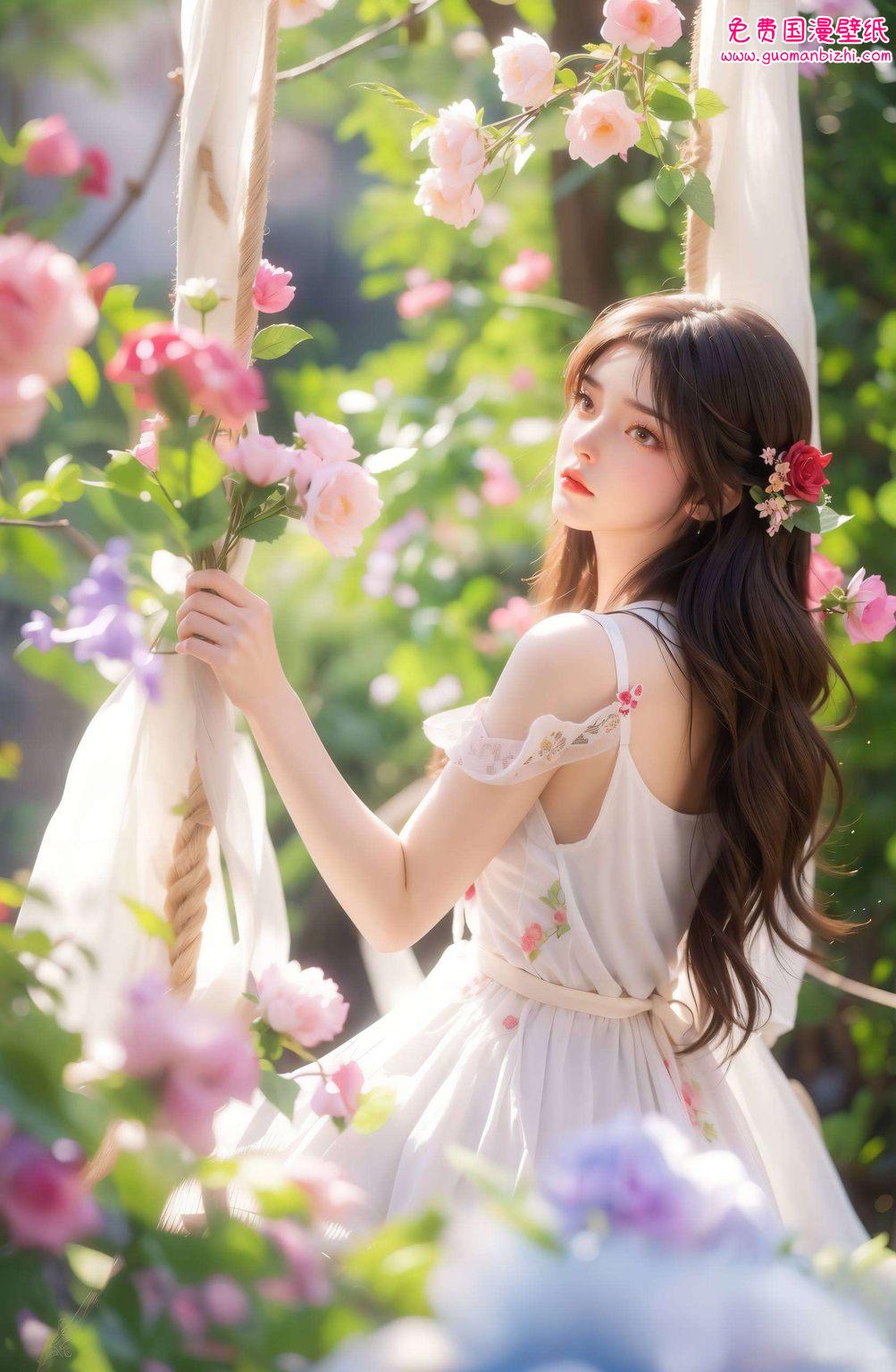 我猜这位美女都能成为你心中的“完美”女神呢！火灵儿壁纸全身版