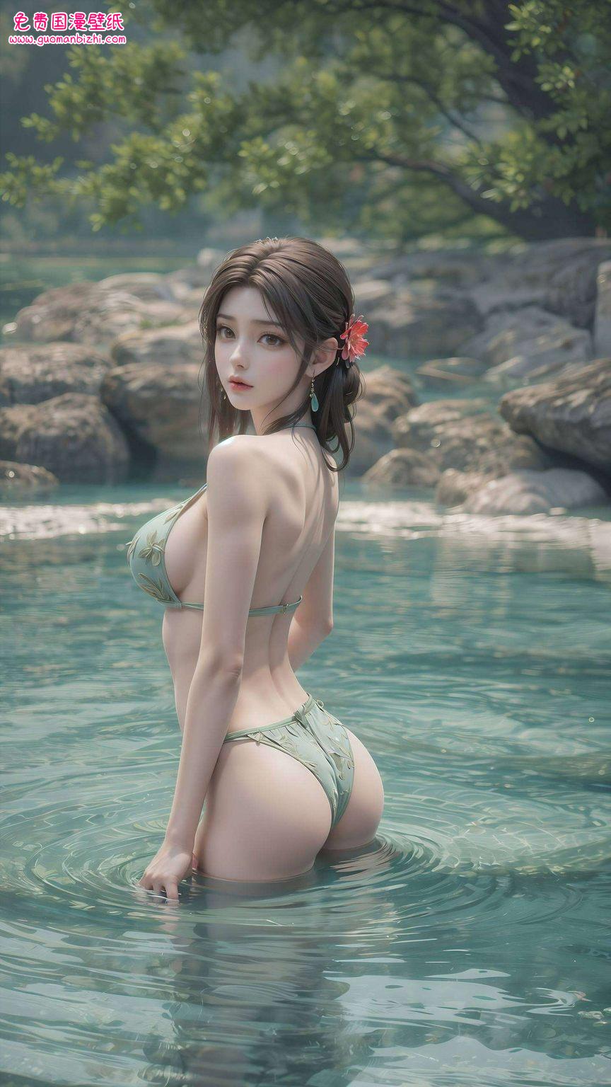 让人沉醉在这国漫美女的魅力之中她是动漫世界的精灵
