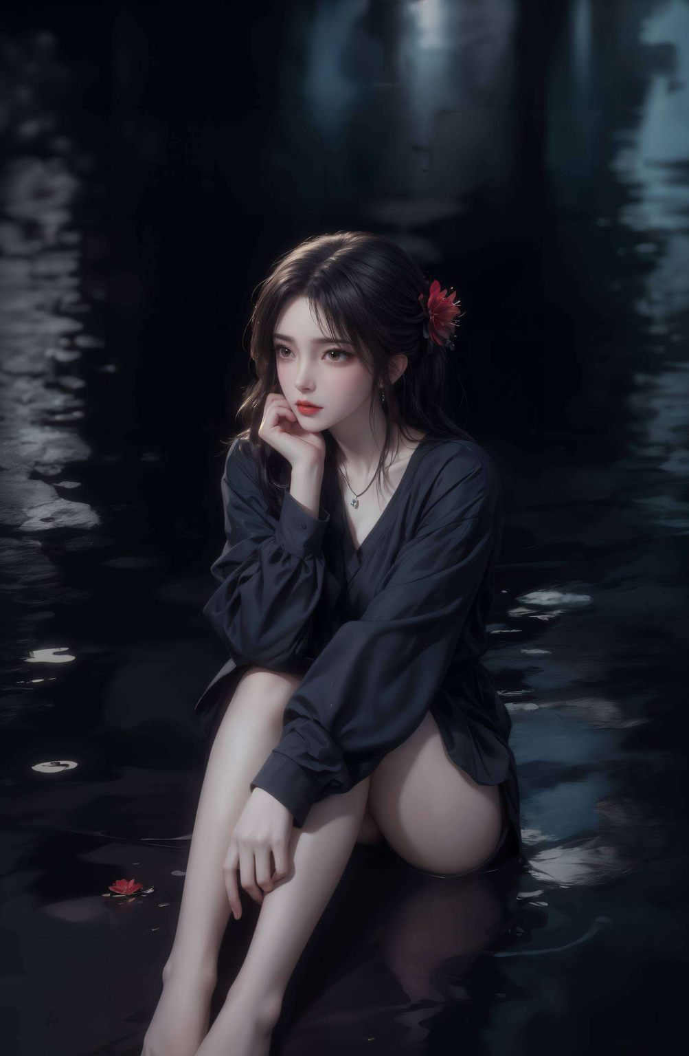 仿佛每一步都踏着光的节奏我们就来分享一组火灵儿的灯光画壁纸