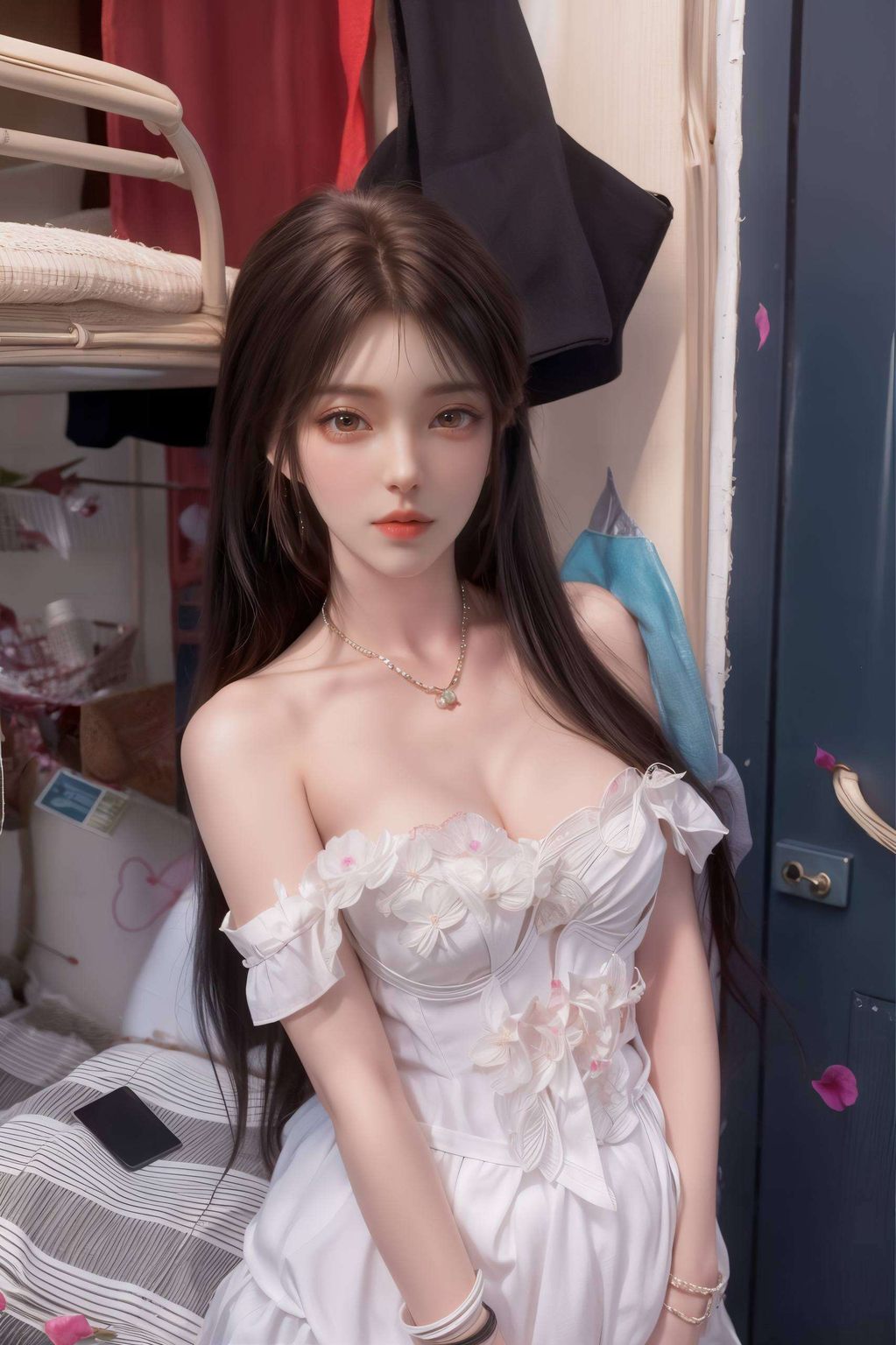 那飘逸的紫色背景这次她的壁纸