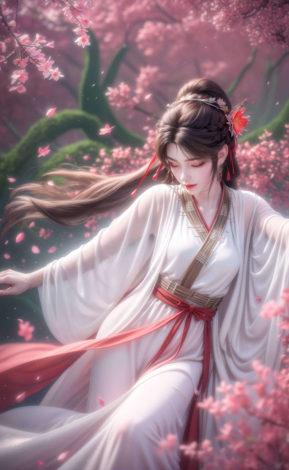 每一次跃动都是一幅完美的国漫壁纸充满了玄幻的色彩