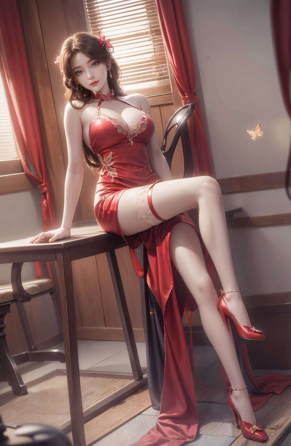 各位小可爱们让你的手机瞬间变身玄幻仙境！快来看看这位国漫美女
