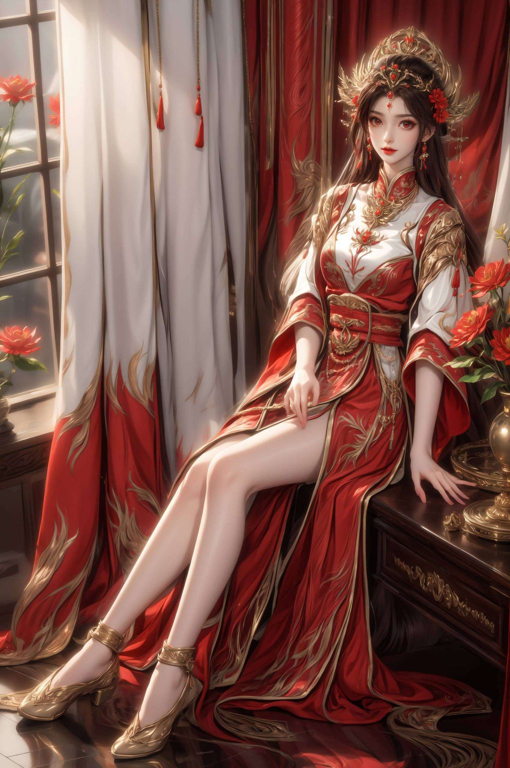 这位火灵儿小仙女可真是让人眼前一亮呢！她是完美世界的国漫女神每天都心情美美哒！