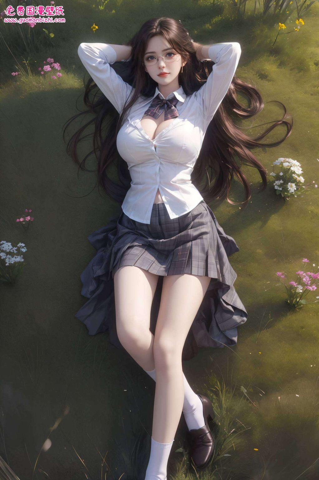 不仅有着迷人的身材她的平板墙纸让你的设备瞬间变身玄幻世界的美女画廊哦！