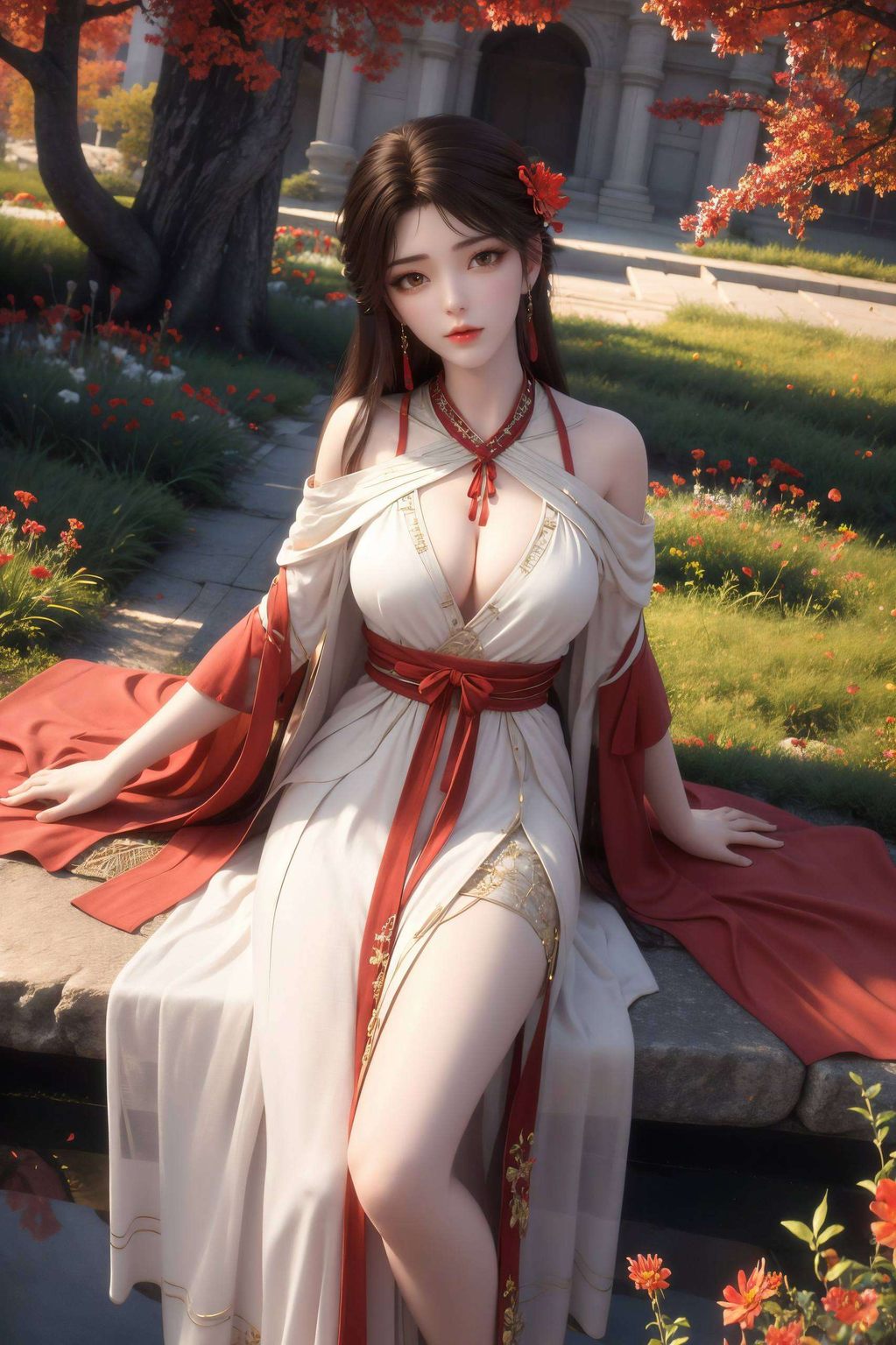 勾勒出火桑女落的泪珠七分韵味