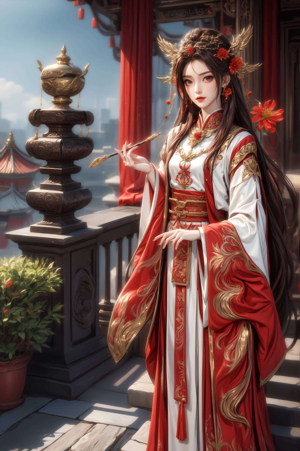 火灵儿翩翩起舞让人沉醉其中