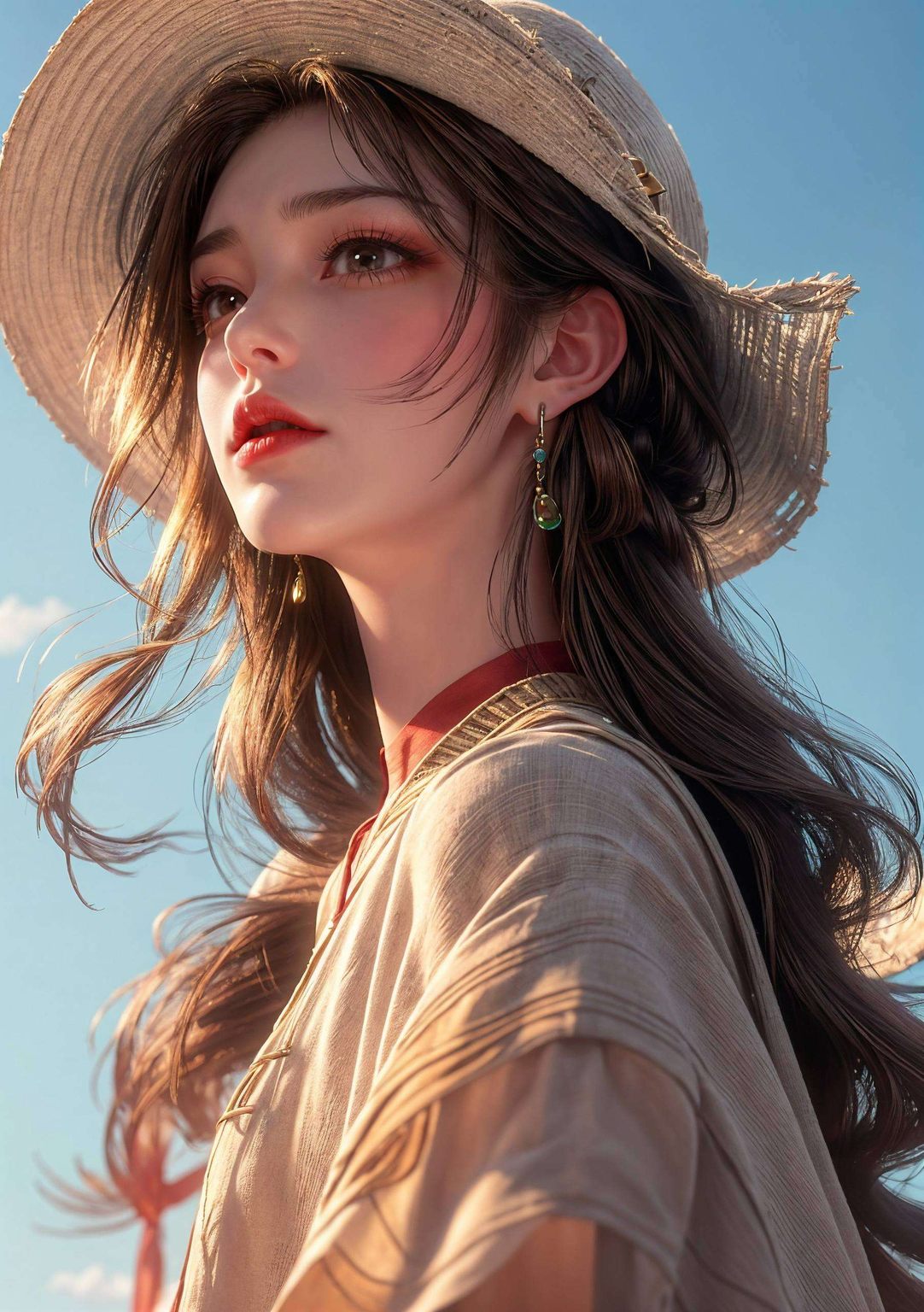 就像是从动漫世界里跳出来的一般不仅美得让人心动