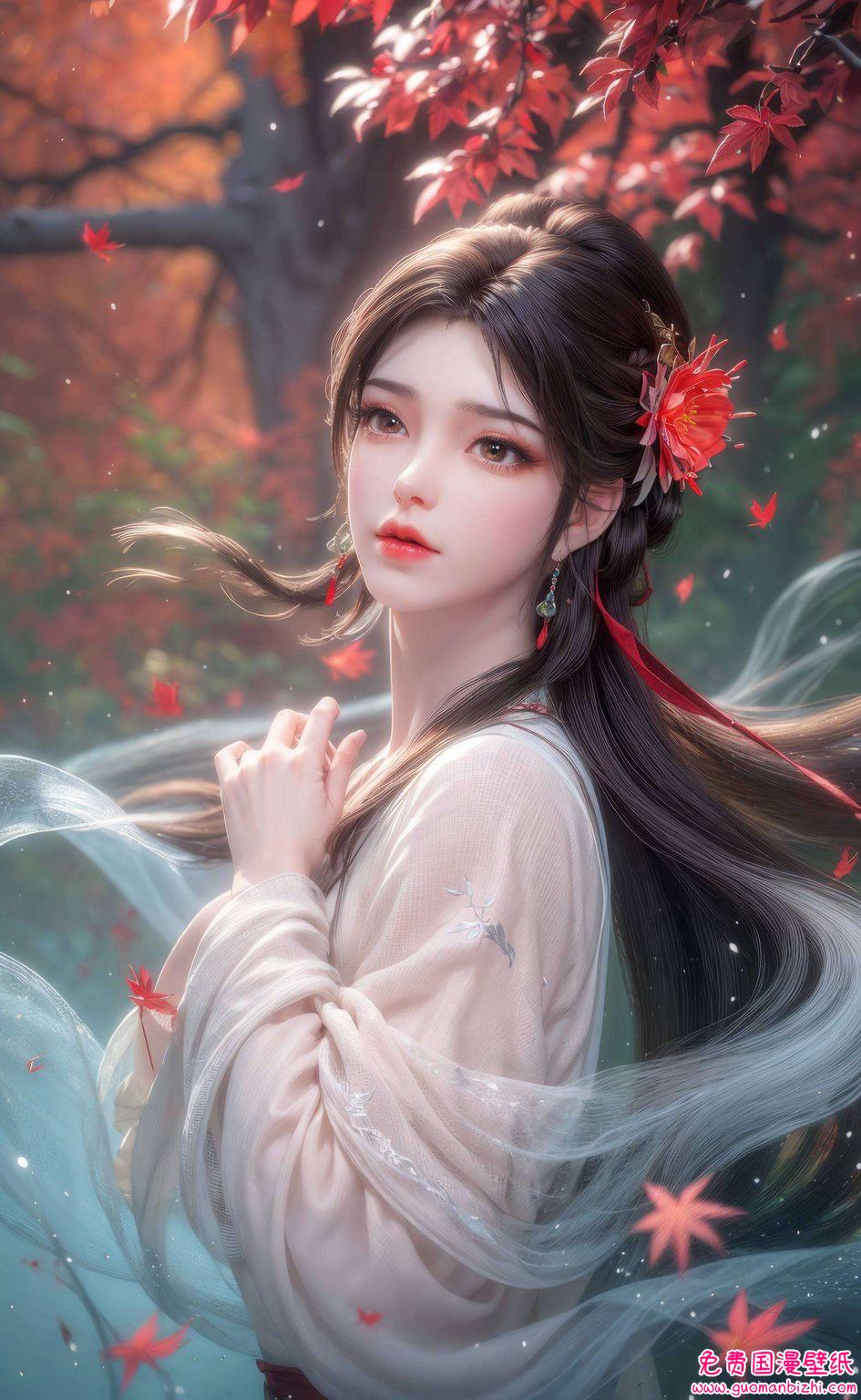 都像是动漫世界里的完美绽放火灵儿的身影