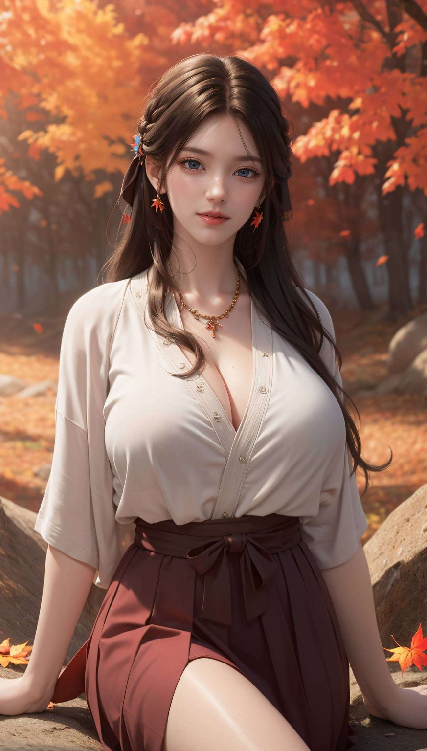 跃然于壁纸之上尽显国漫美女的灵动与风情