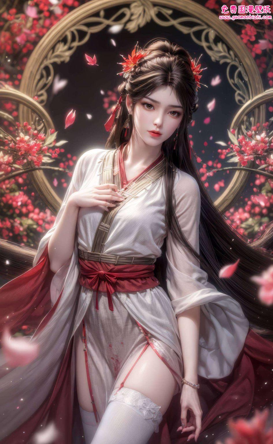 点亮了心灵的每一个角落仿佛是完美世界中走出的国漫女神