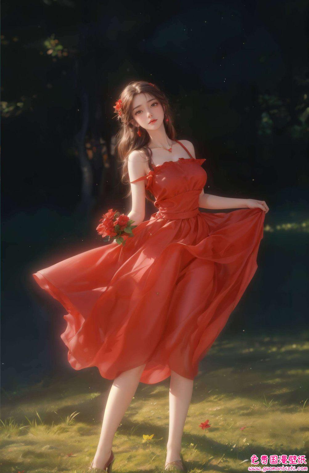 宛若火焰中的精灵眼含星泪