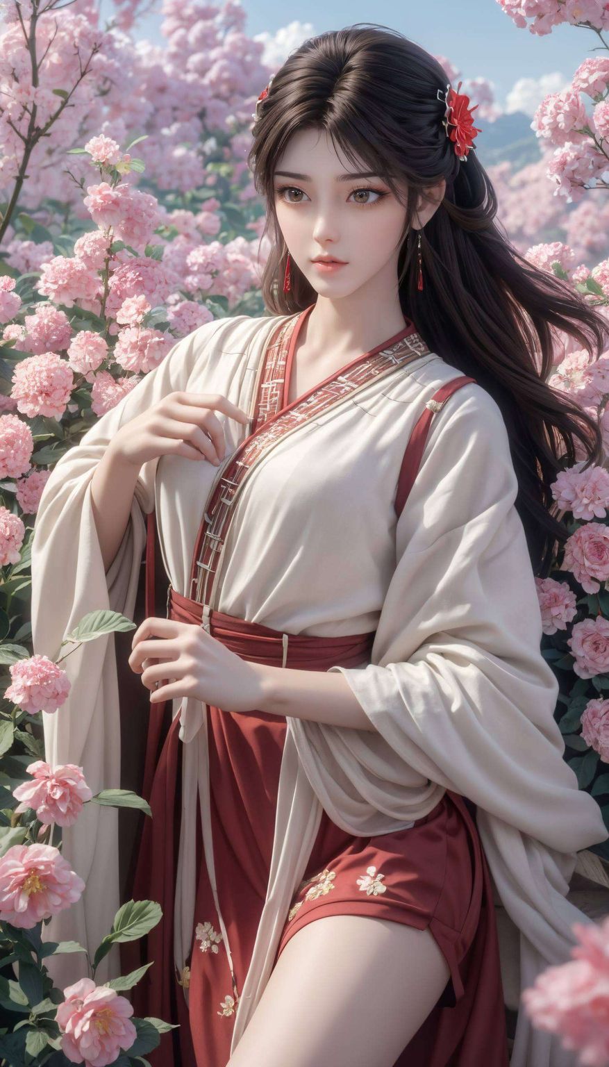 火灵儿那独特的魅力每一次目光触及那平板上的壁纸