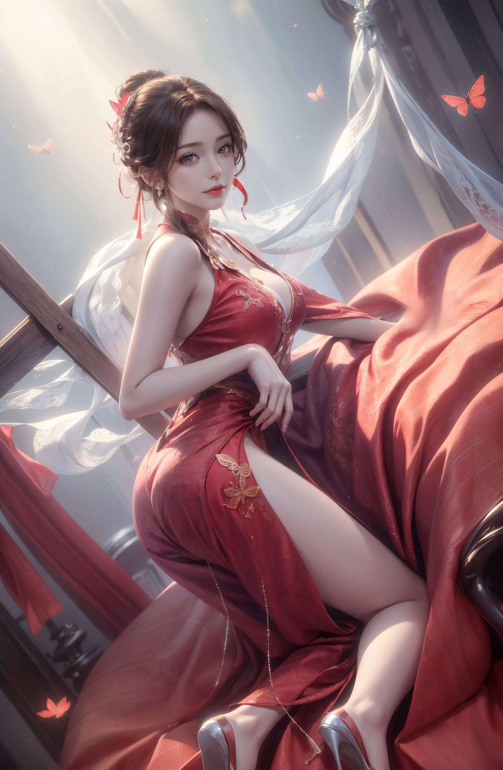 无论是翩翩起舞的优雅这位来自完美世界的国漫女神