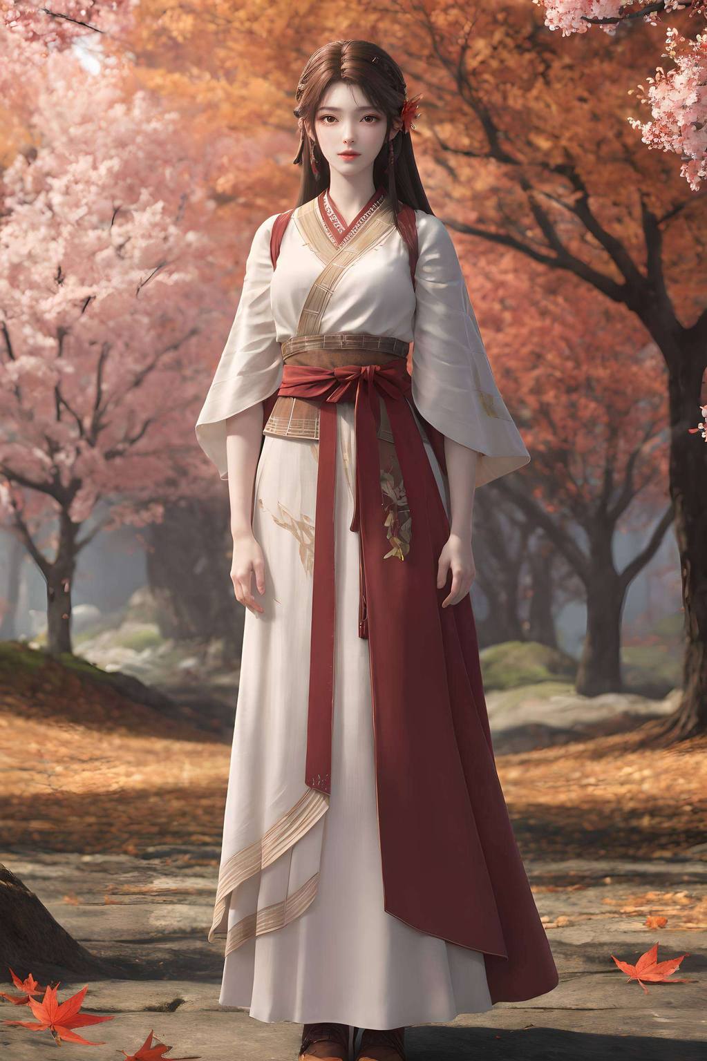 此壁纸集国漫女神、动漫美女之精华这位来自《完美世界》的火神之女