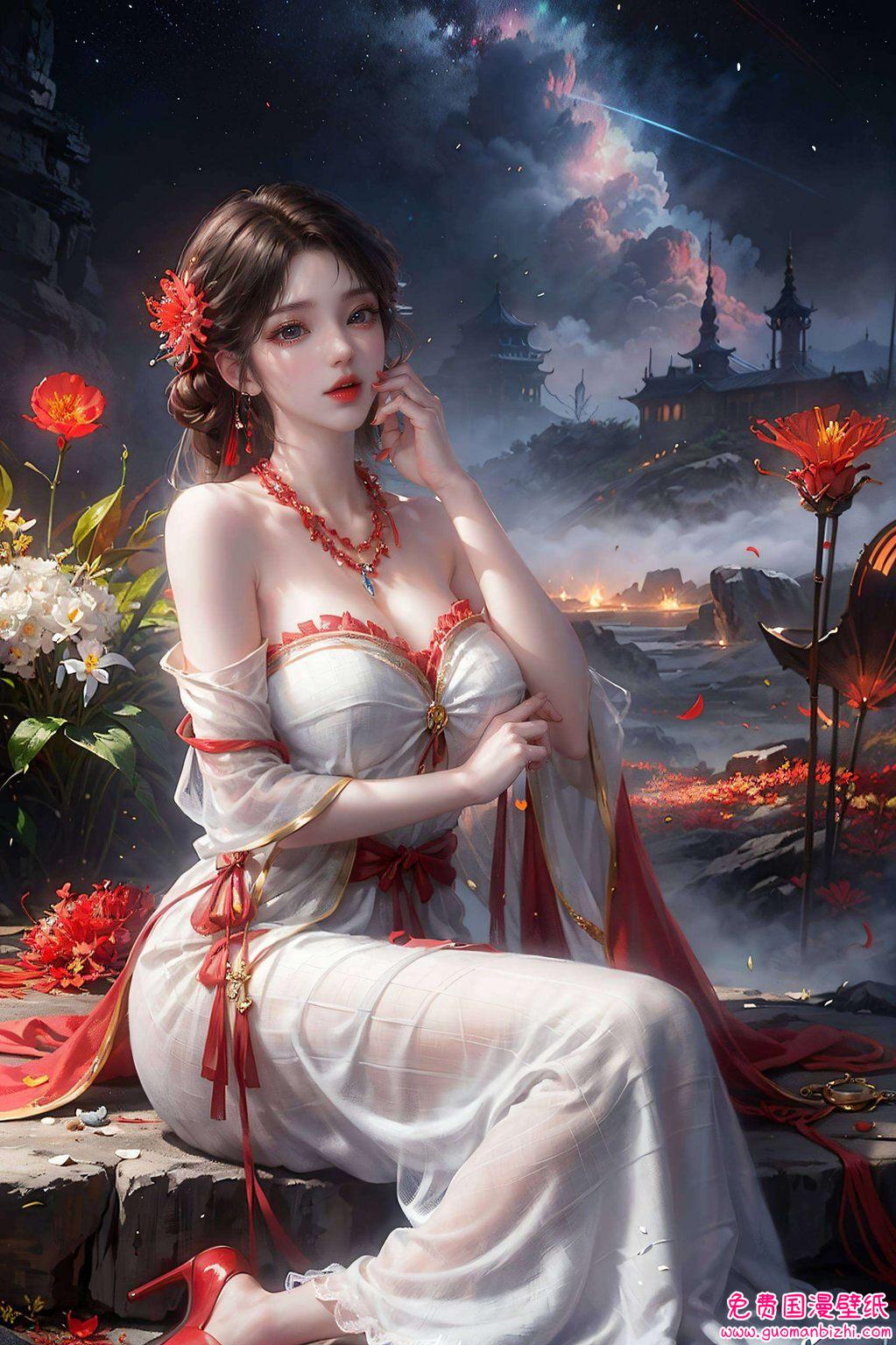 都是对国漫女神形象的完美诠释如同壁纸上跃动的火焰