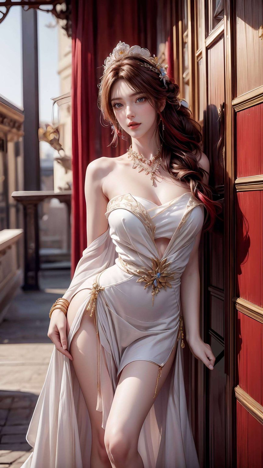 令人感叹人生的绚烂多彩她的身影犹如苹果炫彩壁纸般耀眼