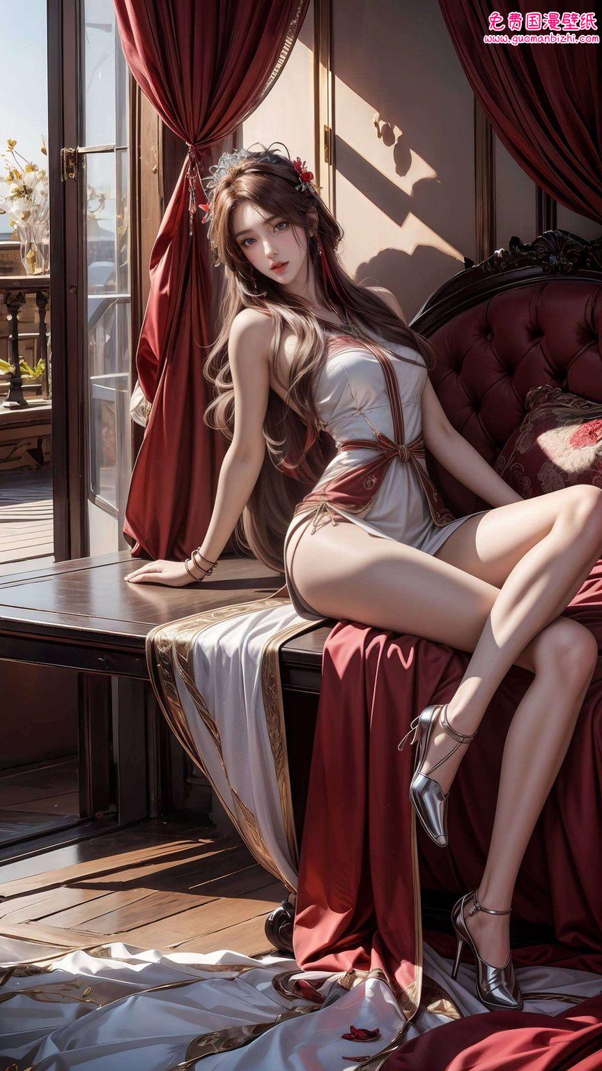 那超清壁纸上的火灵儿不仅是动漫的精灵