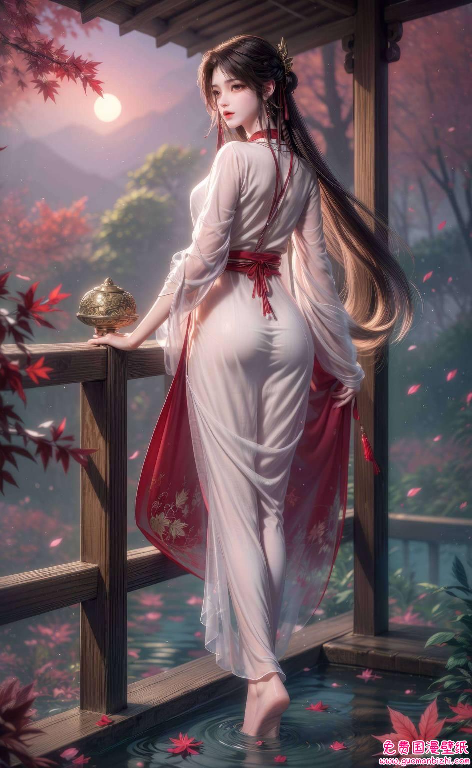 动漫美女之美嗟夫！火灵儿清凉壁纸