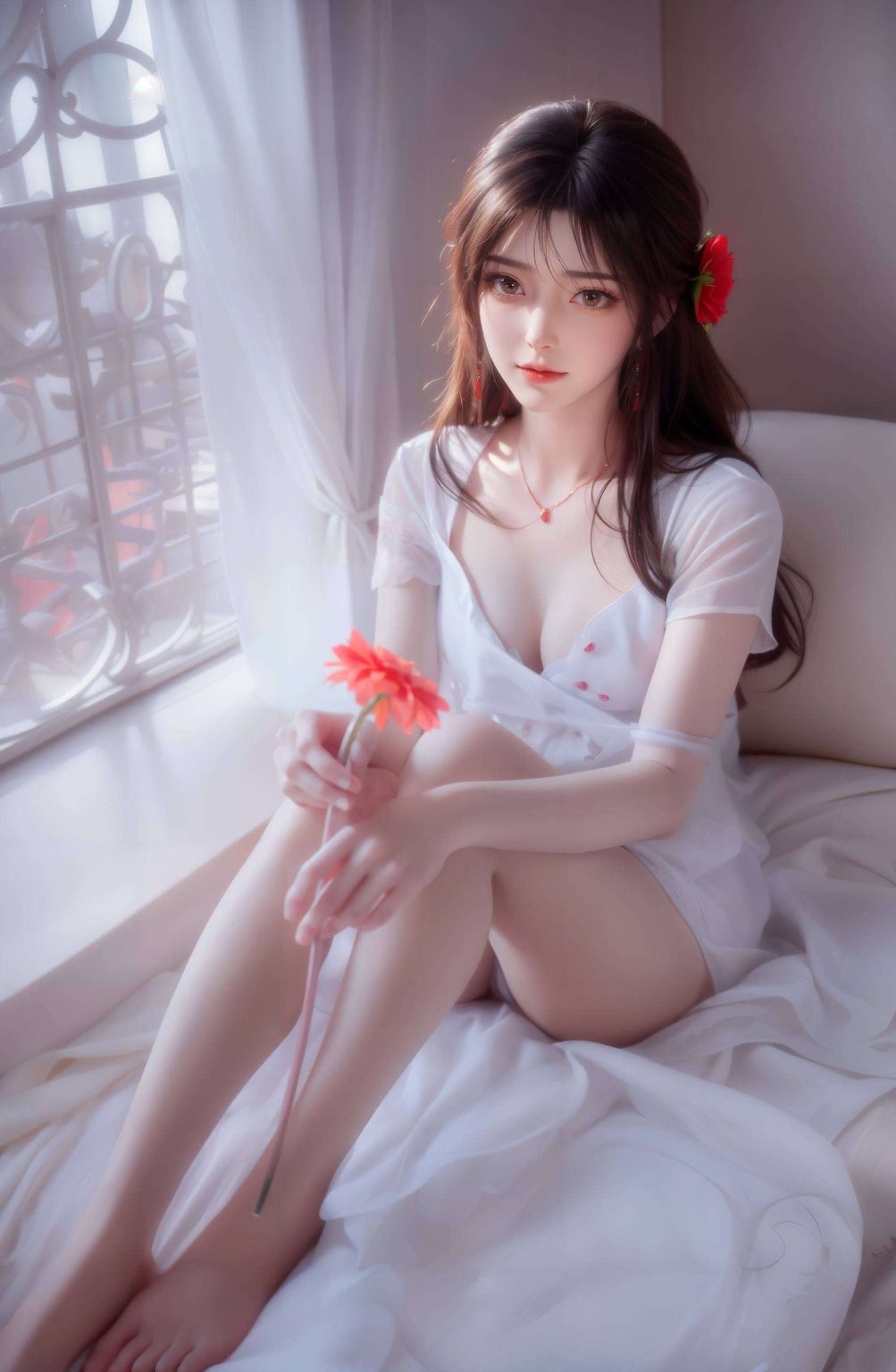 她灵动飘逸让人不禁沉浸在那份玄幻的意境之中