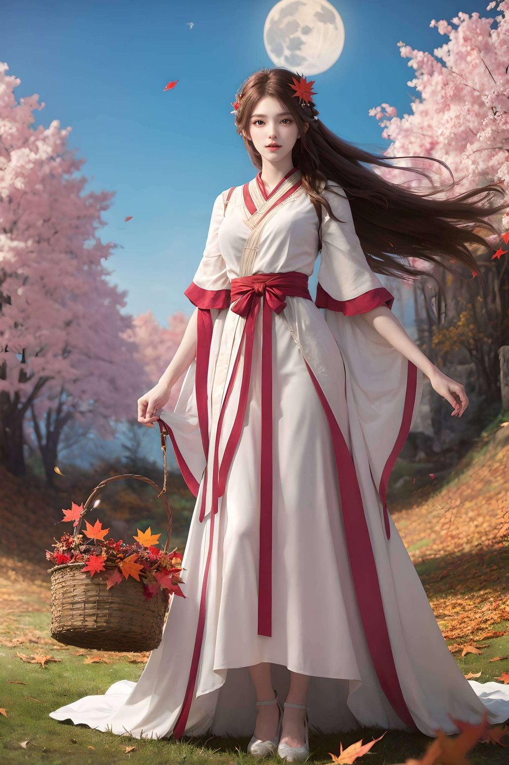 石昊的眼神里藏着深深的牵挂石昊与火灵儿重逢的那一刻