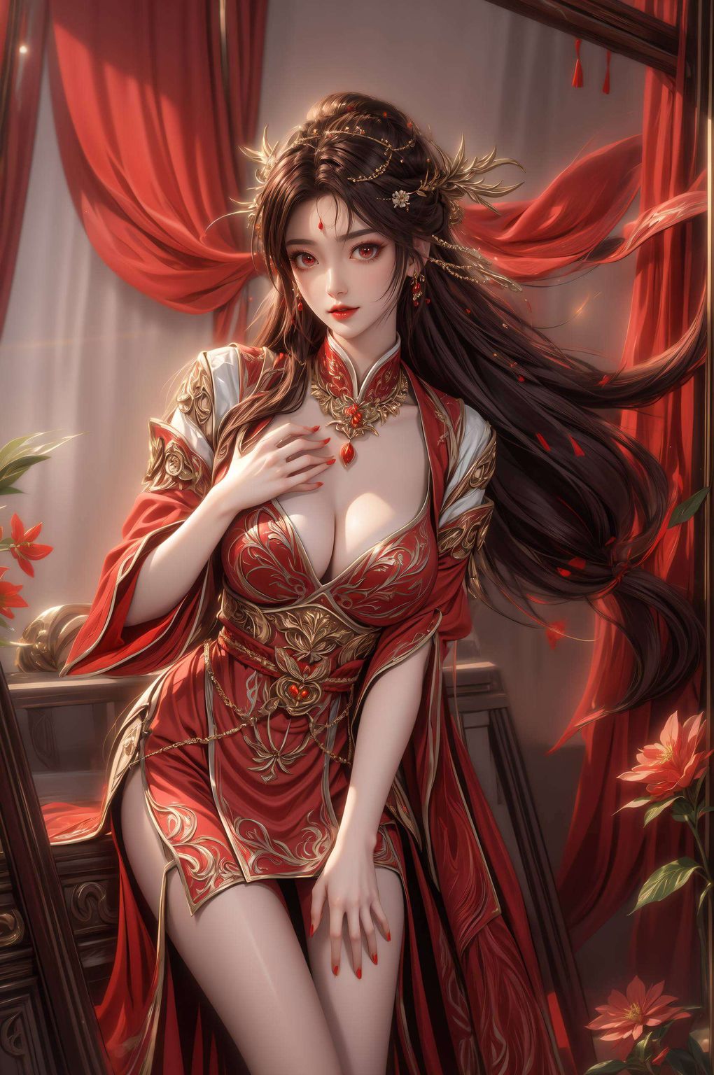 让人看了就忍不住想抱一抱!快来把这份国漫女神的美照收入手机壁纸可是我们国漫界的小调皮担当呢!火灵儿那双灵动的大眼睛