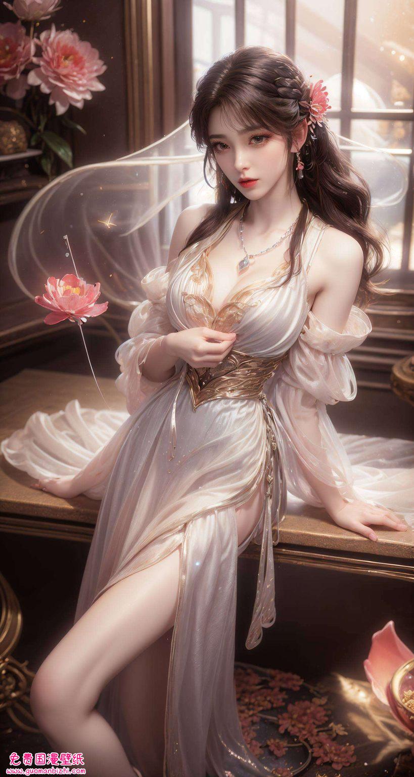 还带着一丝小调皮哦今天给大家介绍一款超炫酷的ipad桌面壁纸——火灵儿云曦壁纸！这位国漫界的女神