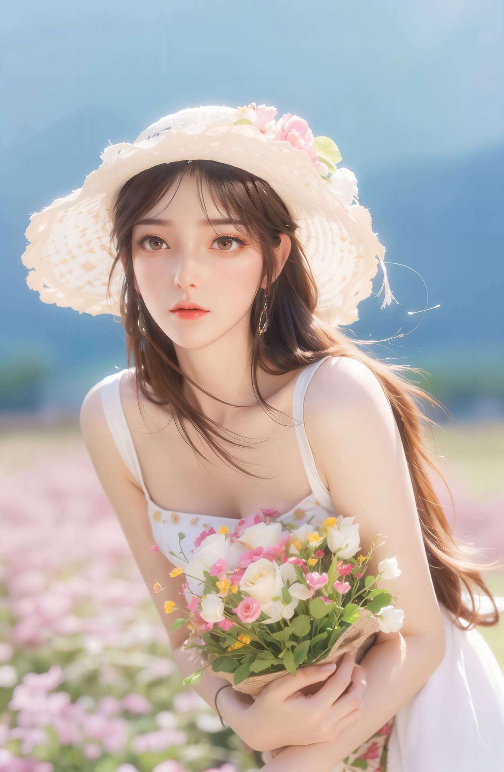各位小可爱们！🌟 来看看这位国漫界的萌妹子——火灵儿！她可是来自《完美世界》的火属性精灵哦！🔥 一身火红的她嘿
