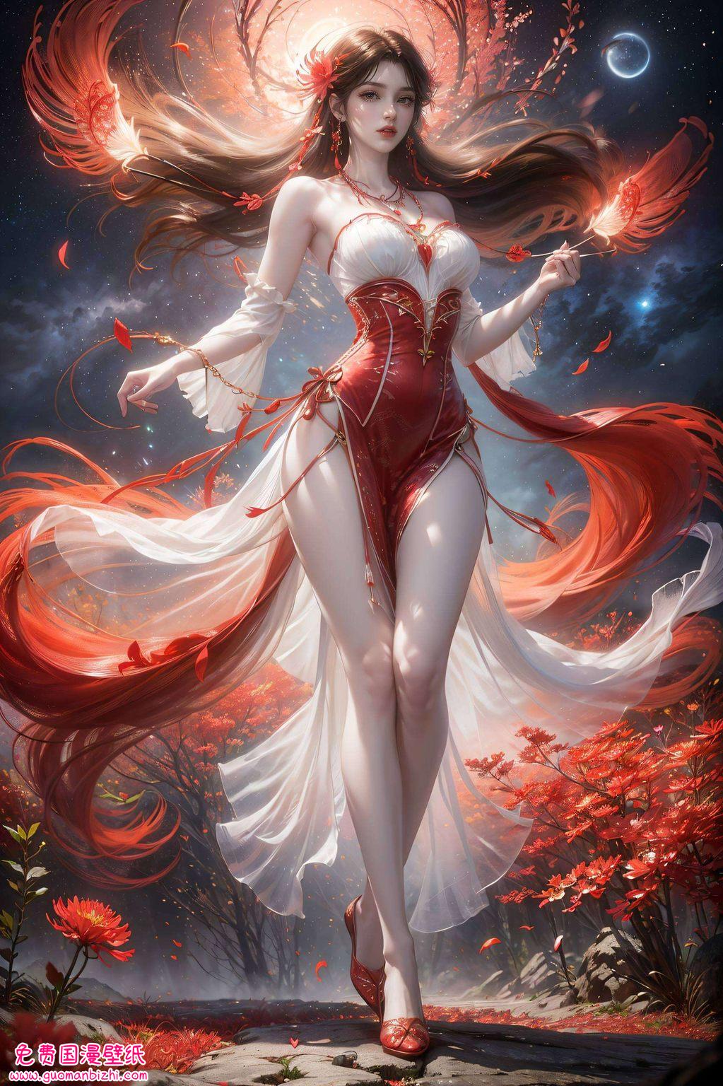 让人看了心花怒放平板上的一道亮丽风景；国漫壁纸