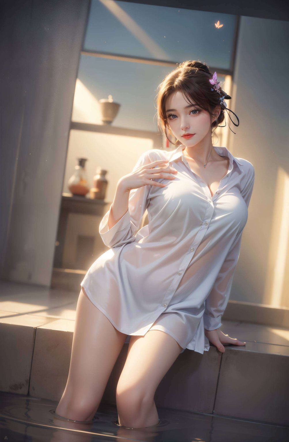 简直让人一见倾心！穿上完美世界的华服还带着一丝丝小调皮