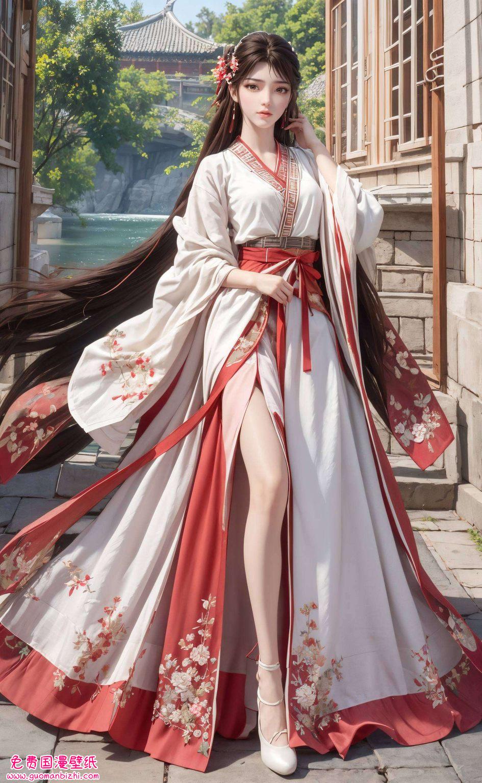 一身炫彩壁纸快来感受她的魅力吧