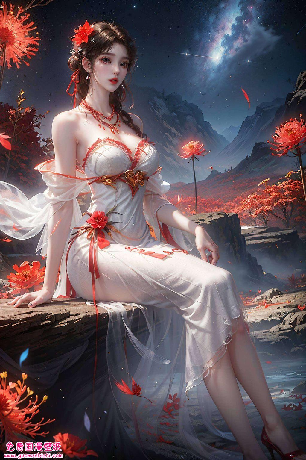 让你的视觉享受无与伦比的玄幻之旅！快来看看这位国漫美女如何让你的手机屏幕熠熠生辉吧！火灵儿的最新剧情壁纸
