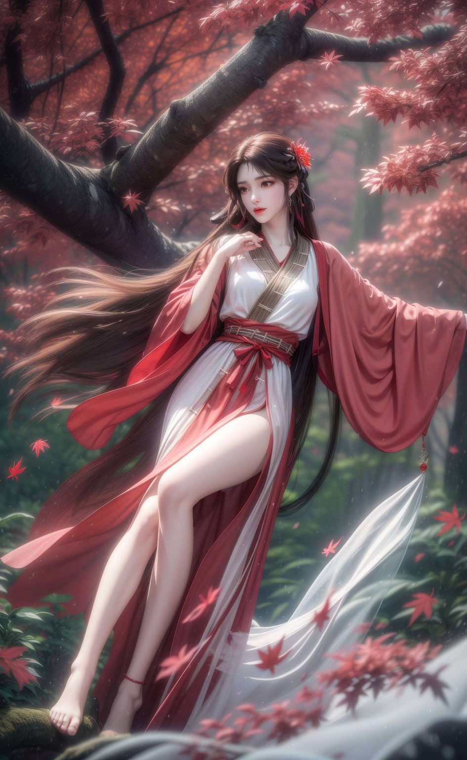 国漫之美火灵儿各阶段壁纸犹如一部成长的画卷