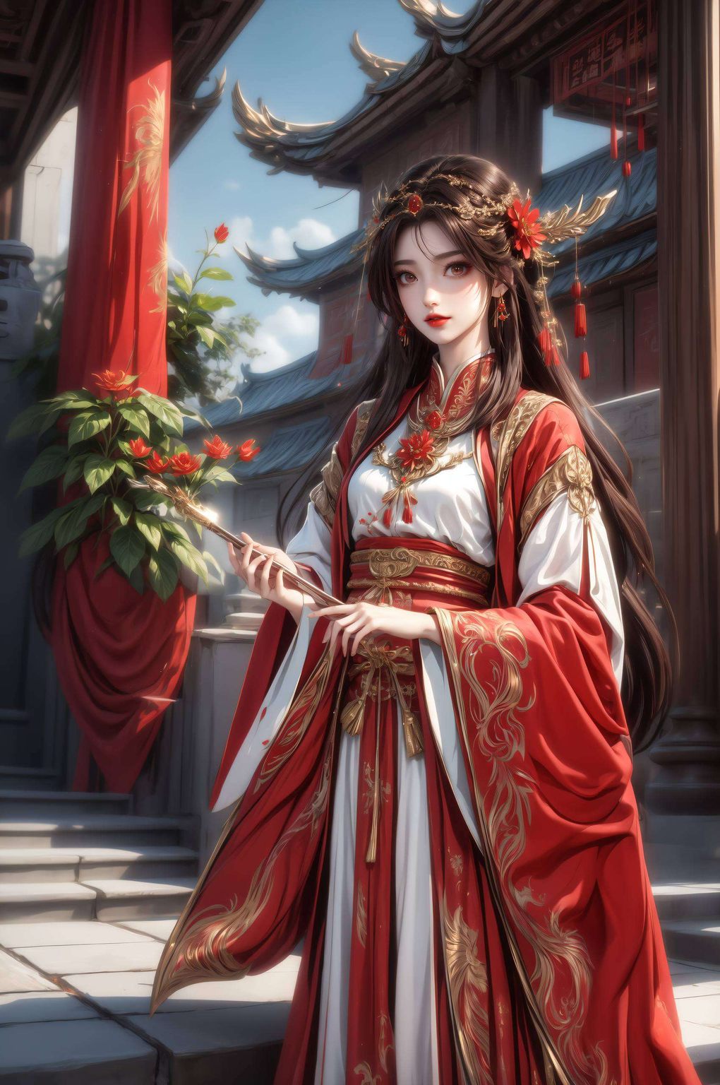 她是那燃尽黑暗的火种火灵儿那如火焰般跳跃的美丽身影