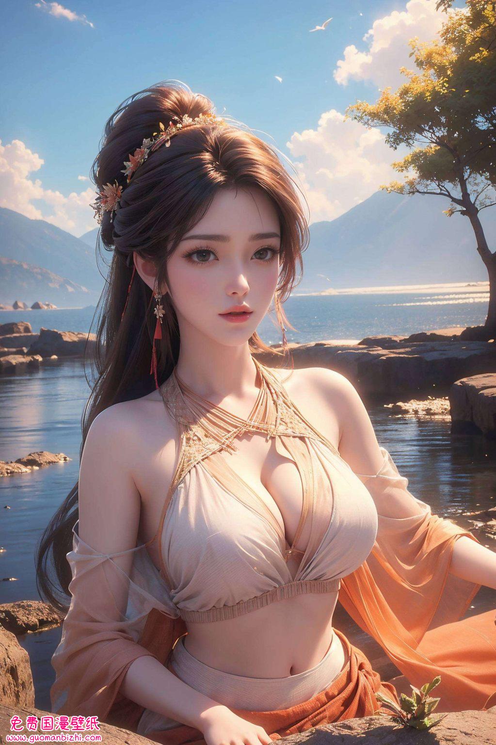 跟我们一起探索完美世界的奥秘呢！🌟🌸快来收藏这份国漫美女壁纸充满玄幻色彩的火灵儿壁纸哦！这位国漫女神不仅美得让人心动