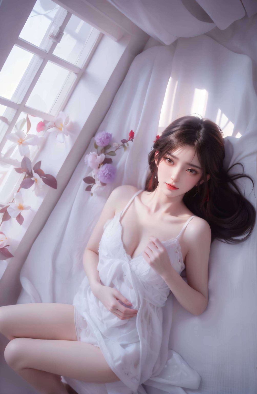 还带着一丝调皮的韵味不仅美得让人心动
