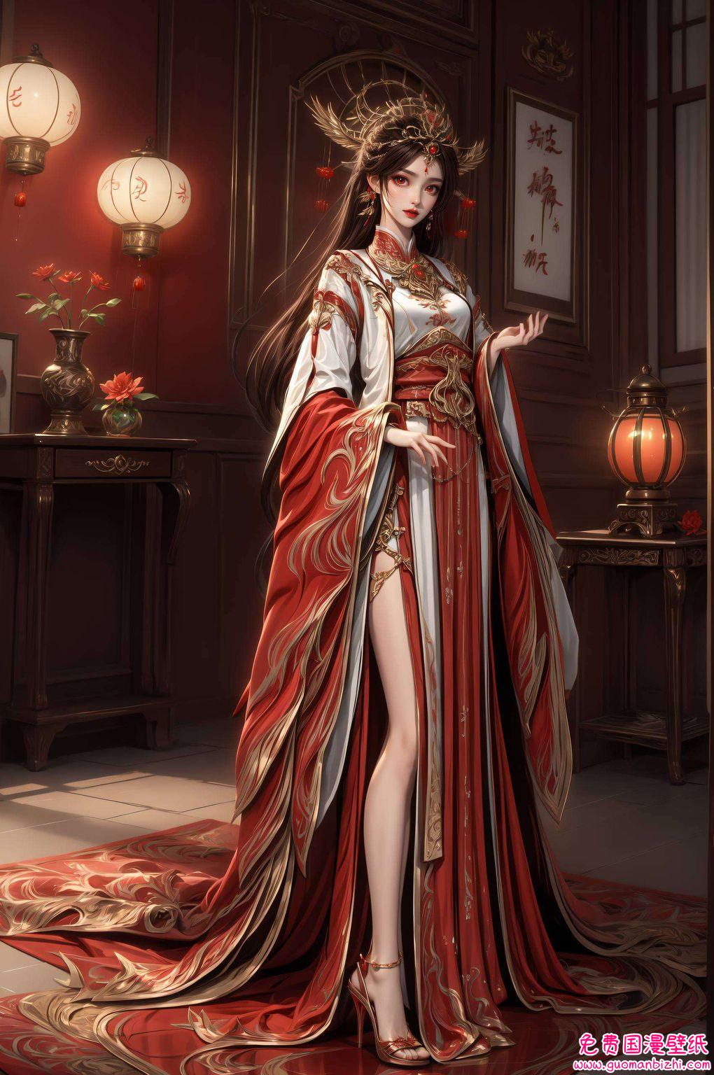 她眼含星辉既显国漫美女之韵