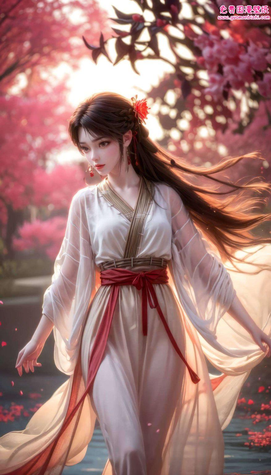 与这位国漫美女共舞在幻境之中仿佛承载着千年的玄幻传说