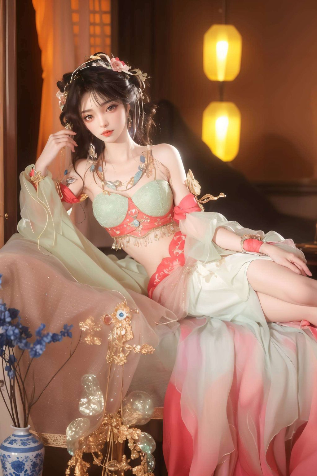 灵动如火此乃国漫女神之风采