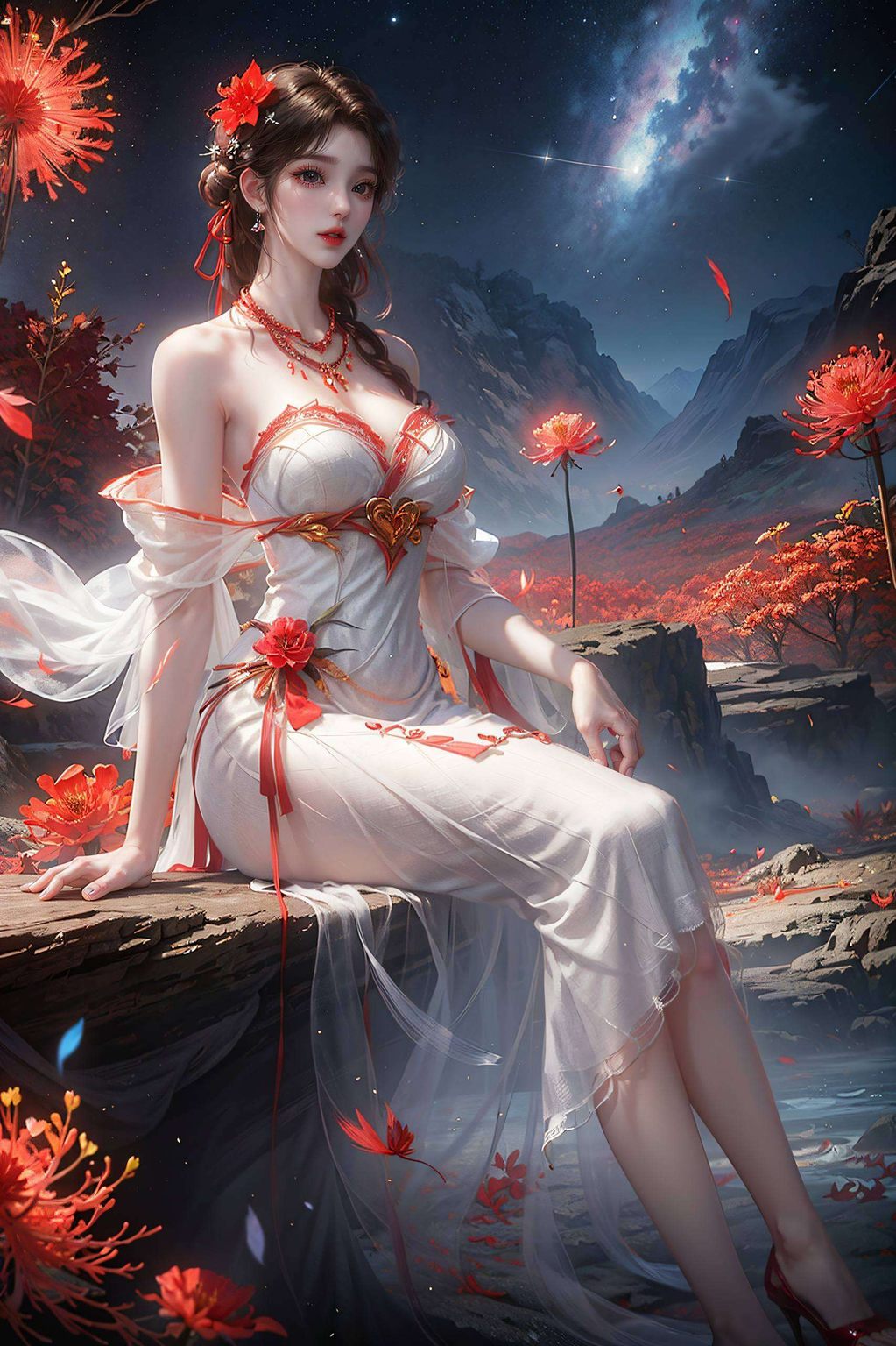 她的每一次出现娇美动人
